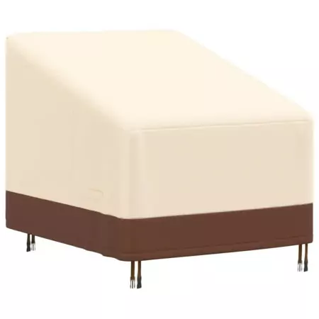 Copertura Poltrona da Giardino Beige 79x97x48/74 cm 600D Oxford