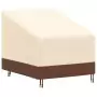 Copertura Poltrona da Giardino Beige 79x97x48/74 cm 600D Oxford