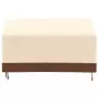 Copertura per Panca a 3 Posti Beige 159x84x56/81 cm 600D Oxford