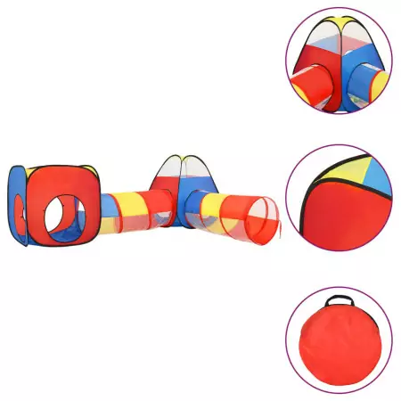 Tenda da Gioco per Bambini Multicolore 190x264x90 cm