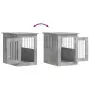 Gabbia Cani Arredamento Grigio Cemento 45x62x59cm Multistrato