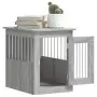 Gabbia Cani da Arredamento Grigio Sonoma 45x62x59cm Multistrato