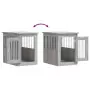 Gabbia Cani da Arredamento Grigio Sonoma 45x62x59cm Multistrato