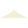 Parasole a Vela Oxford Triangolare 3x3x4,24 m Crema