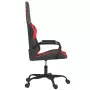 Sedia da Gaming Massaggiante Rosso e Nero in Similpelle