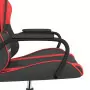 Sedia da Gaming Massaggiante Rosso e Nero in Similpelle