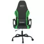 Sedia da Gaming Massaggiante Nero e Verde in Similpelle