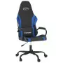 Sedia da Gaming Nera e Blu in Similpelle