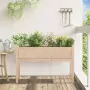 Fioriera Giardino con Gambe 110x31x70 cm Legno Massello Pino