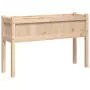 Fioriera Giardino con Gambe 110x31x70 cm Legno Massello Pino