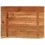 Piano Bagno 80x60x3,8 cm Rettangolare Legno Massello di Acacia