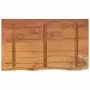 Piano Bagno 90x60x2,5 cm Rettangolare Legno Massello di Acacia