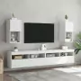 Mobile TV con Luci LED Bianco 30,5x30x60 cm