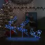 Decorazione di Natale Slitta Renne in Acrilico 260x21x87cm Blu