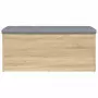 Panca Portaoggetti Rovere Sonoma 102x42x45 cm Legno Multistrato