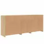 Credenza con Luci LED Rovere Sonoma 162x37x67 cm