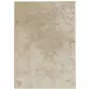 Tappeto Pelo Lungo Effetto Lucido Beige 160x230 cm