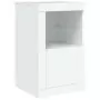 Credenza con Luci LED Bianca 164x37x67 cm