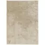 Tappeto Pelo Lungo Effetto Lucido Beige 200x280 cm