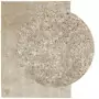 Tappeto Pelo Lungo Effetto Lucido Beige 200x280 cm