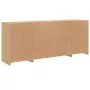 Credenza con Luci LED Rovere Sonoma 163x37x67 cm