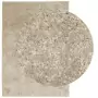 Tappeto Pelo Lungo Effetto Lucido Beige 140x200 cm