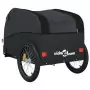 Rimorchio da Bici Nero 45 kg in Ferro