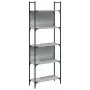 Libreria 5Ripiani Grigio Sonoma 60,5x24x166,5 Legno Multistrato