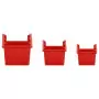 Set da Officina 35 pz Rosso e Nero 77x39 cm in Polipropilene