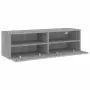 Mobile TV a Parete Grigio Sonoma 100x30x30 cm Legno Multistrato