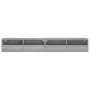 Mobili TV Muro 2pz Grigio Sonoma 100x30x30 cm Legno Multistrato