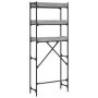 Scaffale per Lavatrice Grigio Sonoma 67x25x163 cm Multistrato