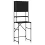 Mobile per Lavatrice Nero 67x48x194 cm in Legno Multistrato