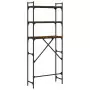 Scaffale per Lavatrice Rovere Fumo 67x25x163 cm Multistrato