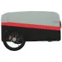 Rimorchio da Bici Nero e Rosso 45 kg in Ferro