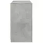 Credenza con Luci LED Grigio Cemento 60,5x37x67 cm