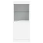 Credenza con Luci LED Bianca 41x37x100 cm