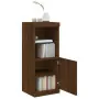 Credenza con Luci LED Rovere Marrone 41x37x100 cm