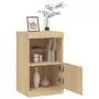 Credenza con Luci LED Rovere Sonoma 41x37x67 cm