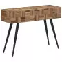 Tavolino Consolle 110x34x80 cm Teak Massello di Recupero