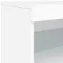 Credenza con Luci LED Bianca 41x37x67 cm