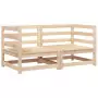 Divani Angolari da Giardino 2pz 70x70x67cm Legno Massello Pino