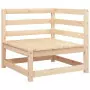 Divani Angolari da Giardino 2pz 70x70x67cm Legno Massello Pino