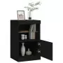 Credenza con Luci LED Nera 41x37x67 cm