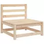 Divano Giardino Senza Braccioli 70x70x67cm Legno Massello Pino