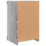 Credenza con Luci LED Grigio Sonoma 41x37x67 cm