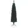 Albero Natale Artificiale Sottile Supporto 120 cm Fibra Ottica