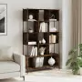 Libreria Rovere Fumo 102x28x172 cm in Legno Multistrato