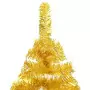 Albero di Natale Artificiale con Supporto Oro 120 cm PET