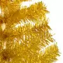 Albero di Natale Artificiale con Supporto Oro 120 cm PET